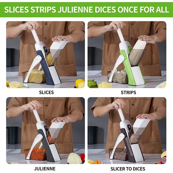 Manual Vegetable Cutter – Hand Chopper & Vegetable Slicer for Kitchen |Habi Mart