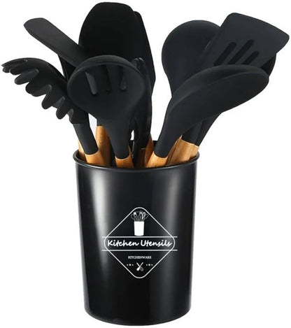 12-Piece Cooking Utensils Set – Non-Stick Kitchen Tools |Habi Mart