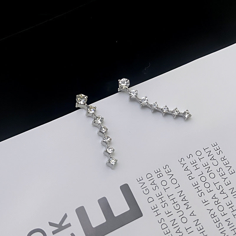 Seven Star Diamond Stud Earrings