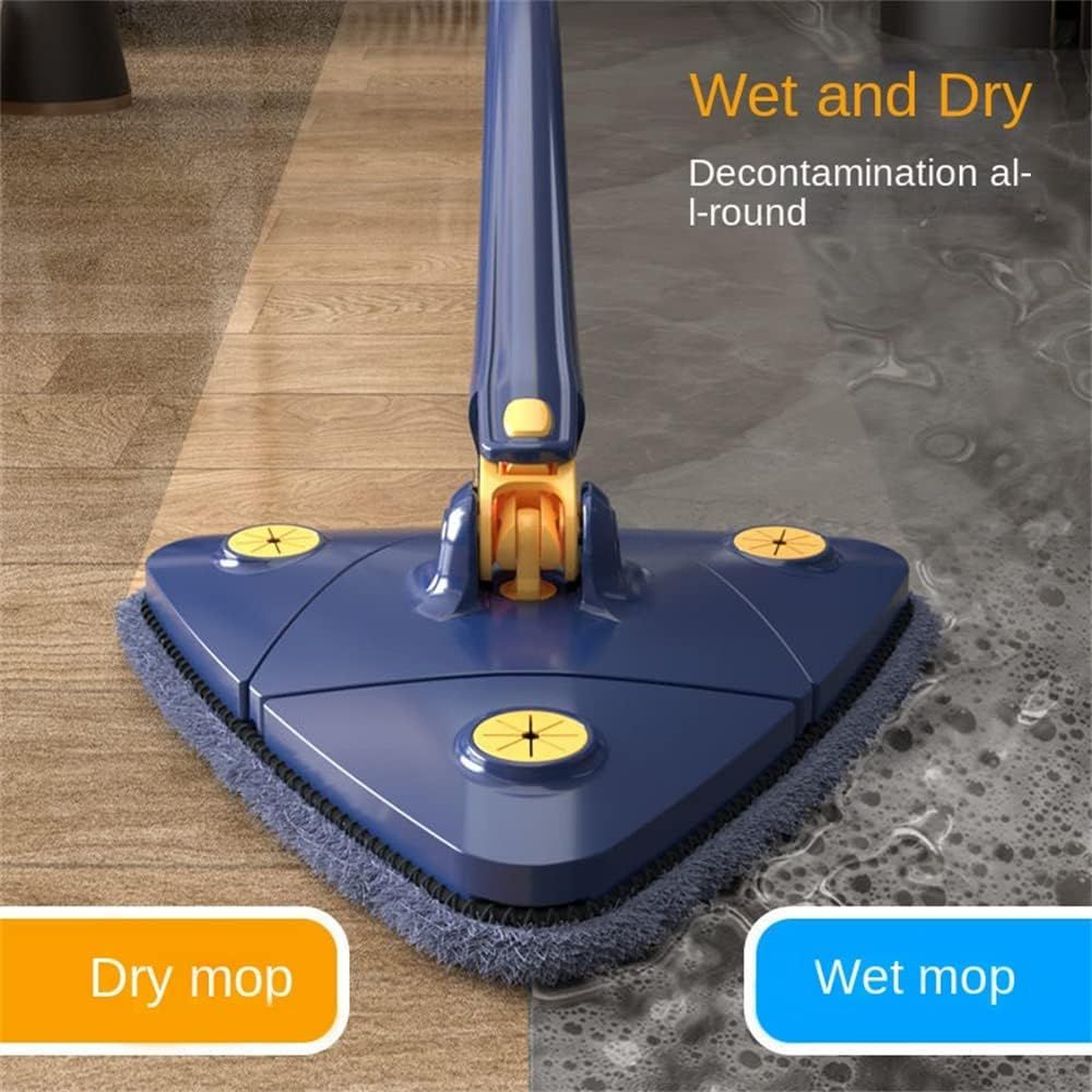 360° Rotating Adjustable Mop – Floor Cleaning Mop with Flexible Handle |Habi Mart