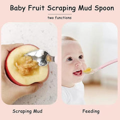 Double Head Baby Silicone Food Spoon