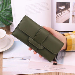 PU Leather Women Wallets Luxury Long