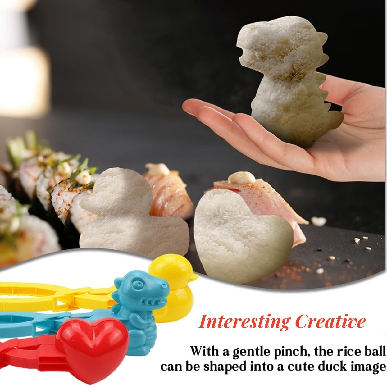 Assorted Cute Rice Molds ( PACK OF 2)