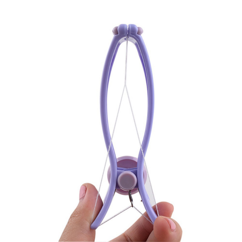 Women Hair Removal Epilator Mini Facial Hair Remover Spring Threading Face