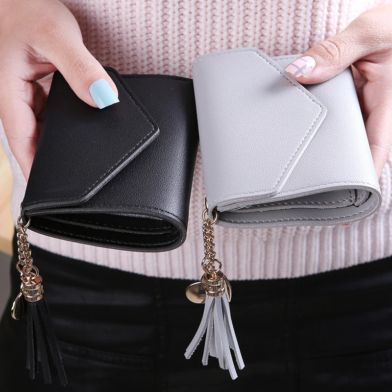 Short Tassel Wallet Women Fashion Purse