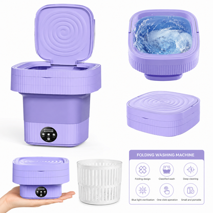 Mini Washing Machine Portable – Compact Electric Washer for Kids Clothes, Baby Items & Underwear | Habi Mart
