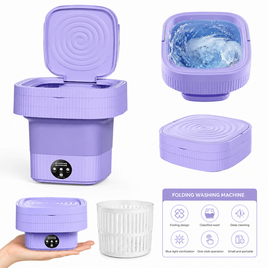 Mini Washing Machine Portable – Compact Electric Washer for Kids Clothes, Baby Items & Underwear | Habi Mart