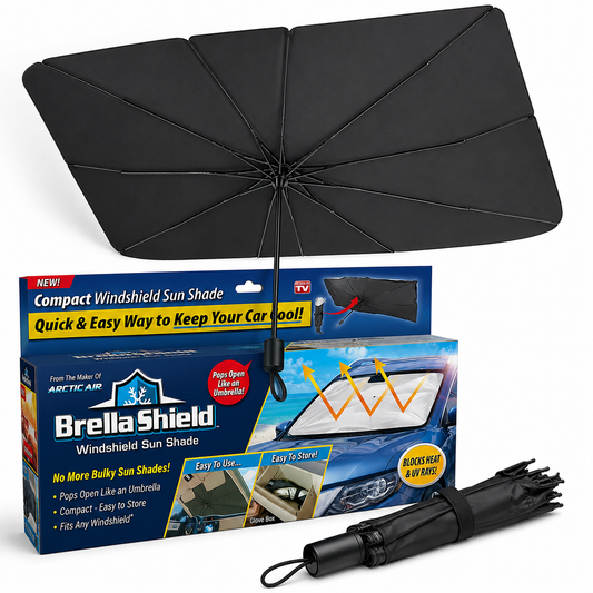 Car Windshield Sun Shade – Foldable UV Protection & Heat Insulation |Habi Mart