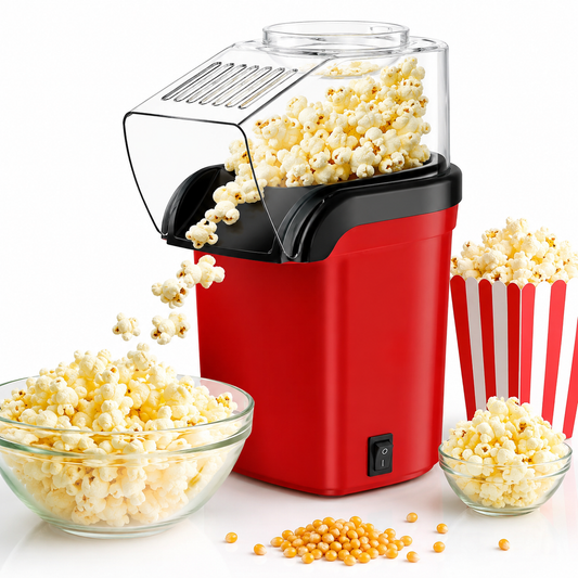 Mini Popcorn Machine – Compact Hot Air Popcorn Maker for Home & Parties |Habi Mart