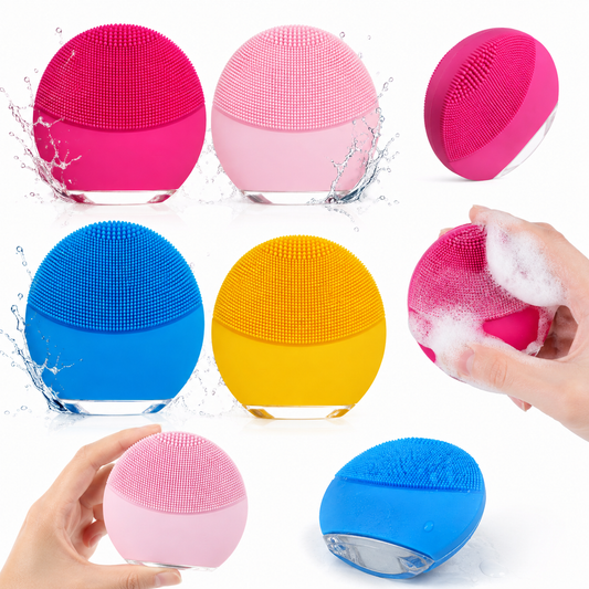 Electric Silicone Facial Cleansing Brush – Deep Pore Face Cleaner |Habi Mart