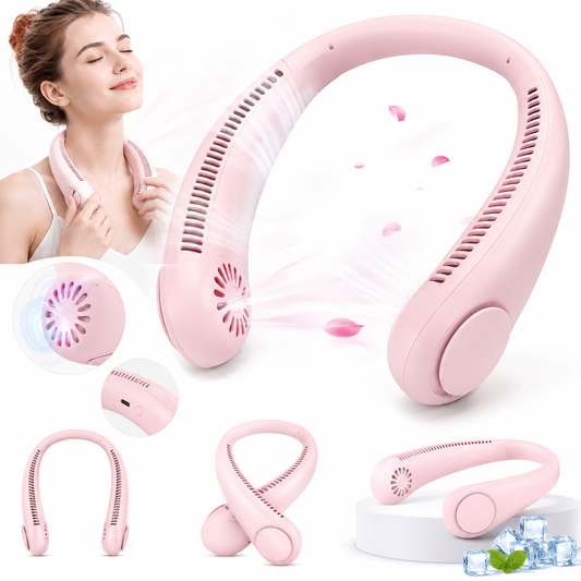 Portable Neck Fan – Hands-Free Personal Cooling Fan |Habi Mart