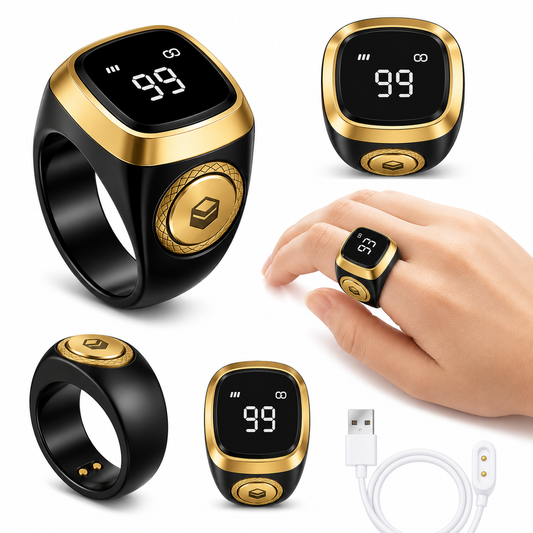 Zikr Ring – Smart Digital Tasbih Counter Ring |Habi Mart