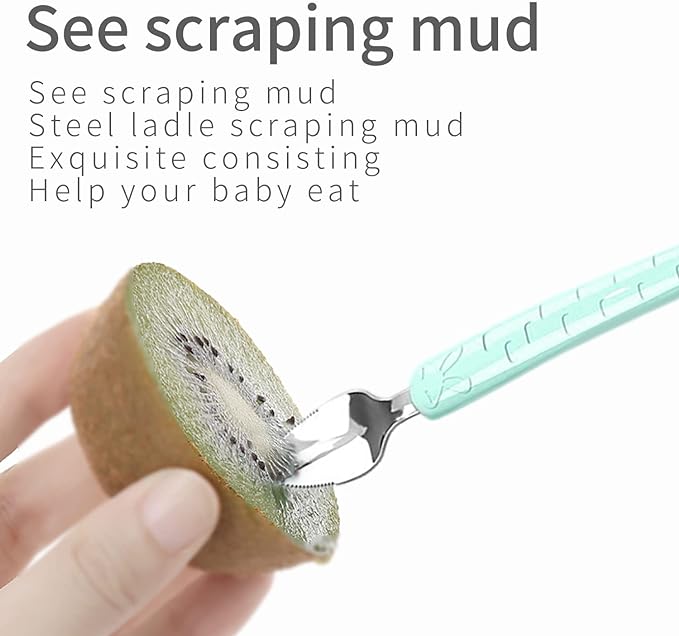 Double Head Baby Silicone Food Spoon