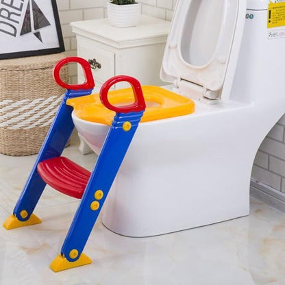 Children Toilet Ladder – Adjustable Toilet Step Stool & Potty Training Seat |Habi Mart