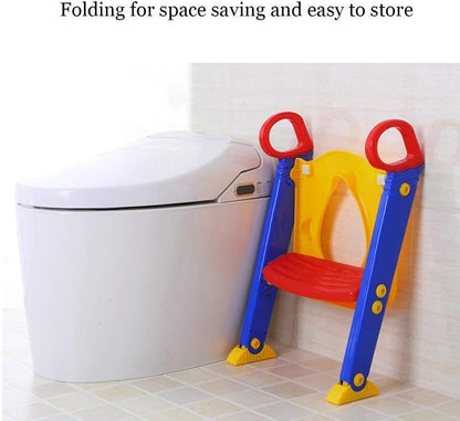 Children Toilet Ladder – Adjustable Toilet Step Stool & Potty Training Seat |Habi Mart