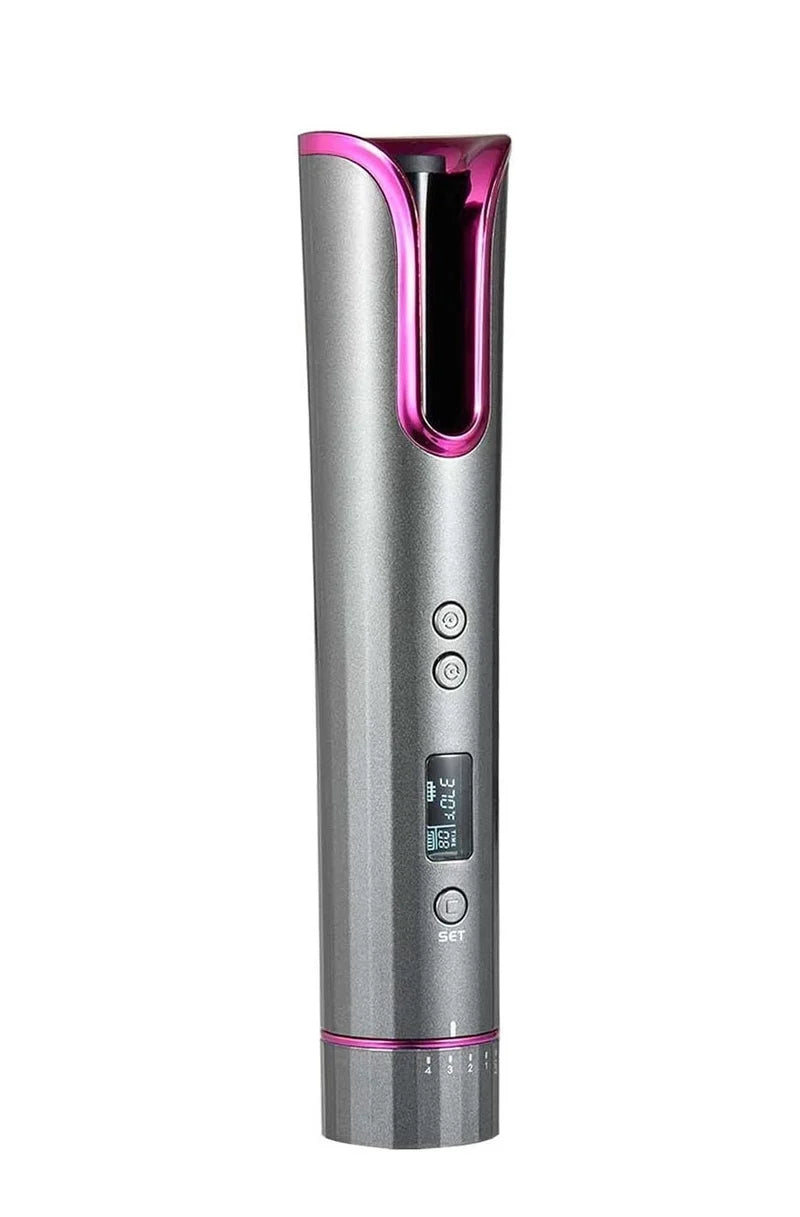 Automatic Cordless Hair Curler – Portable Wireless Curling Wand |Habi Mart