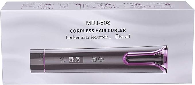Automatic Cordless Hair Curler – Portable Wireless Curling Wand |Habi Mart