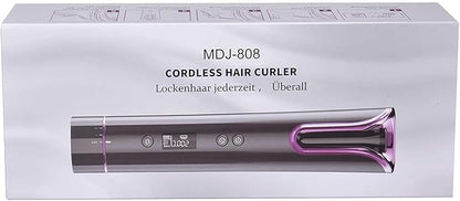 Automatic Cordless Hair Curler – Portable Wireless Curling Wand |Habi Mart