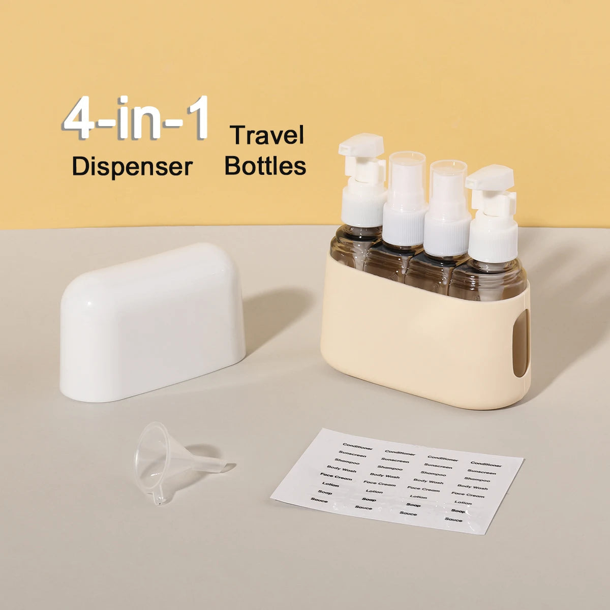 4 In 1 50ml Travel Bottle Set