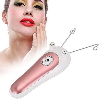 Electric Facial Threading Hair Removal Device – Painless Portable Facial Hair Remover for Women |Habi Mart