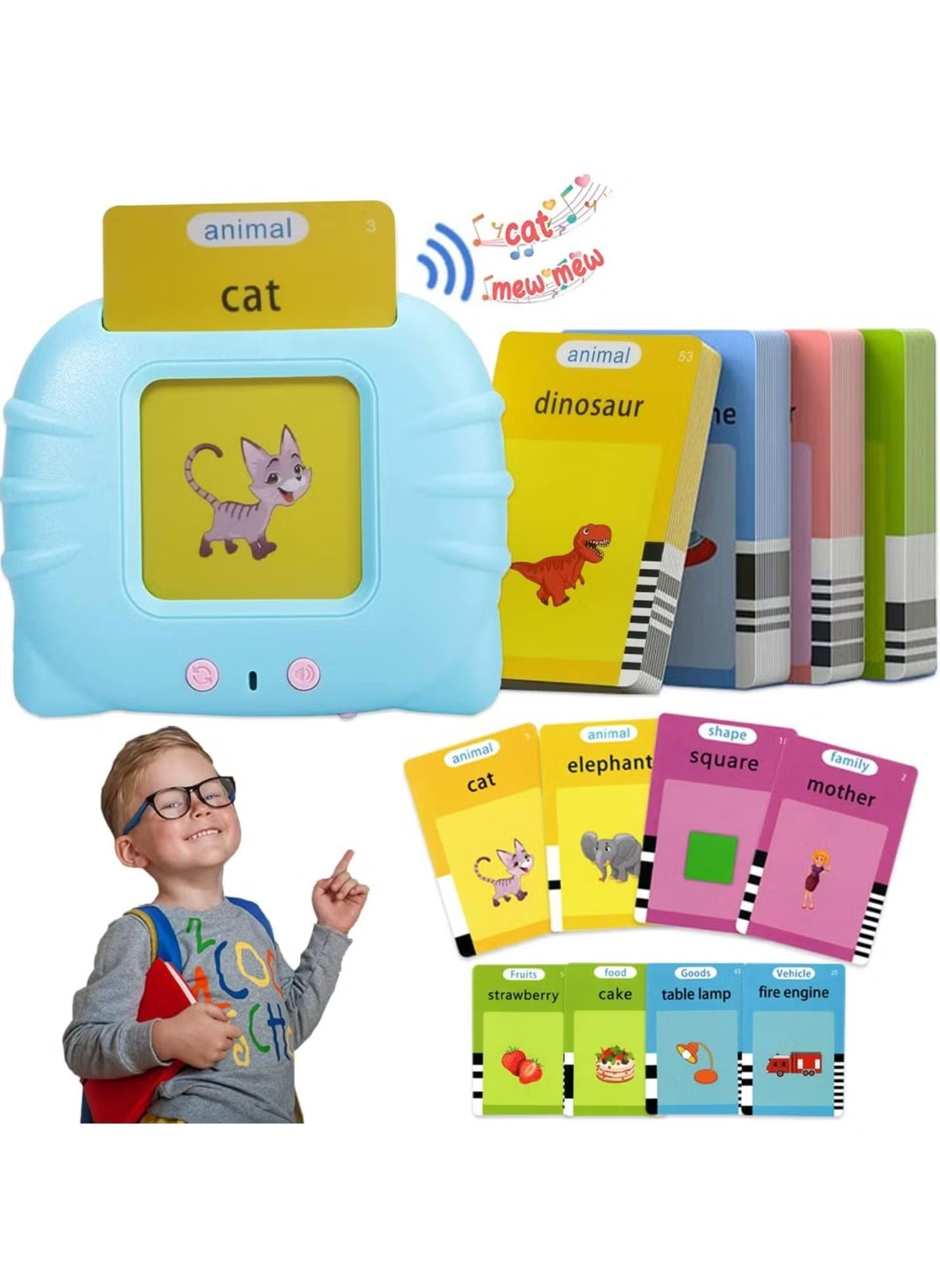 Flash Cards for Kids – Educational Learning Cards for Toddlers & Preschool Children  |Habi Mart