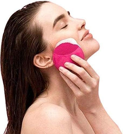 Electric Silicone Facial Cleansing Brush – Deep Pore Face Cleaner |Habi Mart
