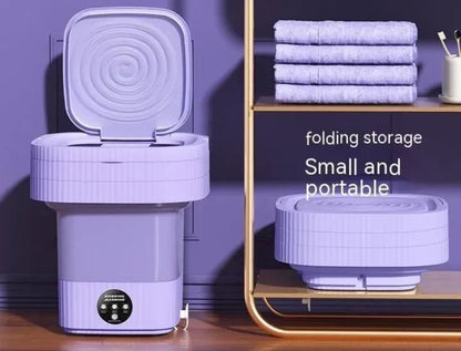 Mini Washing Machine Portable – Compact Electric Washer for Kids Clothes, Baby Items & Underwear | Habi Mart
