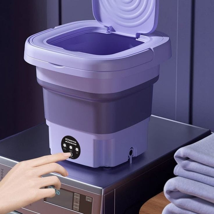 Mini Washing Machine Portable – Compact Electric Washer for Kids Clothes, Baby Items & Underwear | Habi Mart