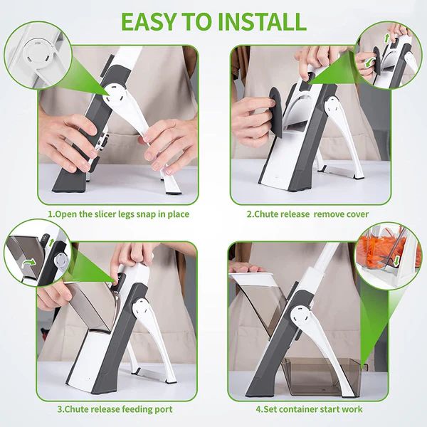 Manual Vegetable Cutter – Hand Chopper & Vegetable Slicer for Kitchen |Habi Mart