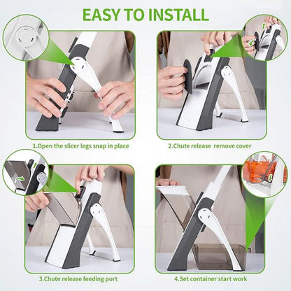 Manual Vegetable Cutter – Hand Chopper & Vegetable Slicer for Kitchen |Habi Mart