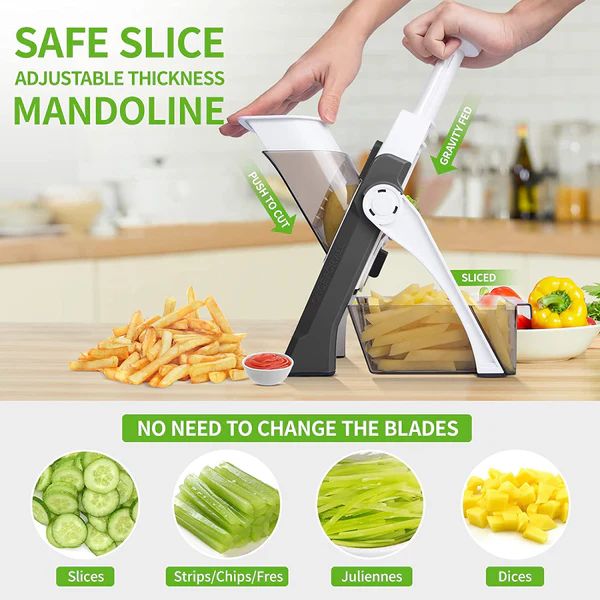 Manual Vegetable Cutter – Hand Chopper & Vegetable Slicer for Kitchen |Habi Mart