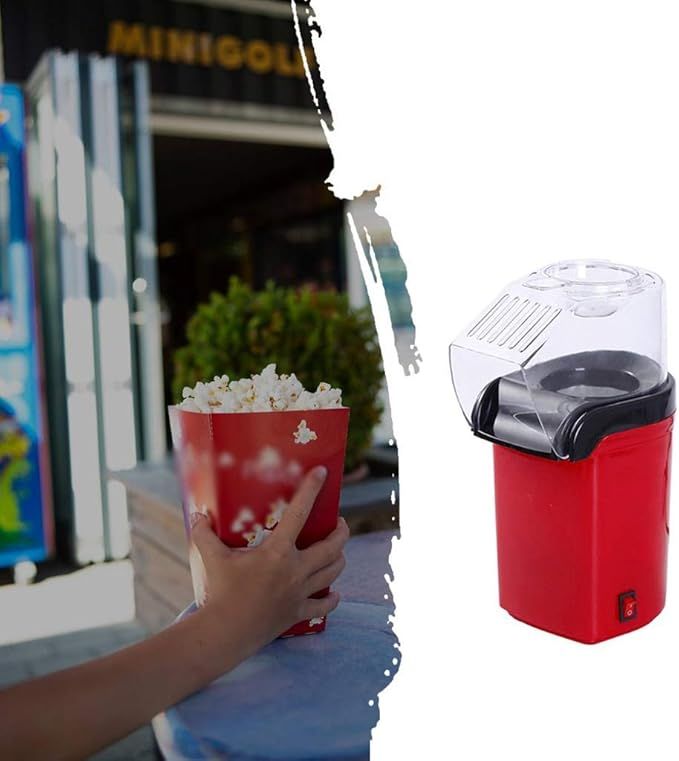 Mini Popcorn Machine – Compact Hot Air Popcorn Maker for Home & Parties |Habi Mart
