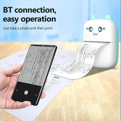 Wireless Mini Thermal Printer – Portable Bluetooth Printer |Habi Mart