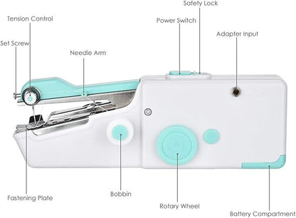 Portable Stitch Machine – Mini Handheld Sewing Machine |Habi Mart