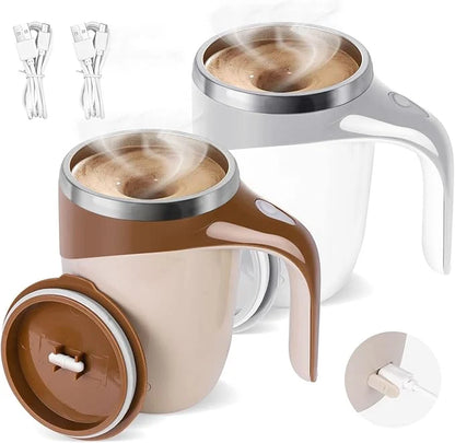 Automatic Self-Stirring Mug – Electric Mixing Coffee Cup |Habi Mart