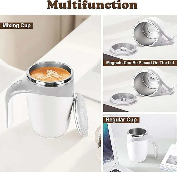 Automatic Self-Stirring Mug – Electric Mixing Coffee Cup |Habi Mart