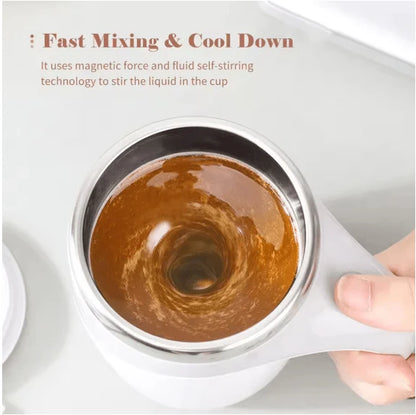 Automatic Self-Stirring Mug – Electric Mixing Coffee Cup |Habi Mart