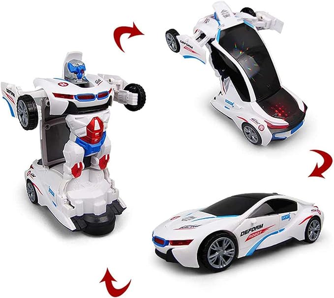 Transforming Robot Car – Remote Control Stunt Car Toy for Kids |Habi Mart