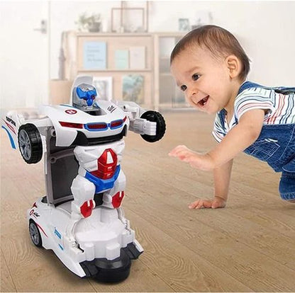 Transforming Robot Car – Remote Control Stunt Car Toy for Kids |Habi Mart
