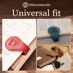 Personalized Magnetic Leather Bookmark