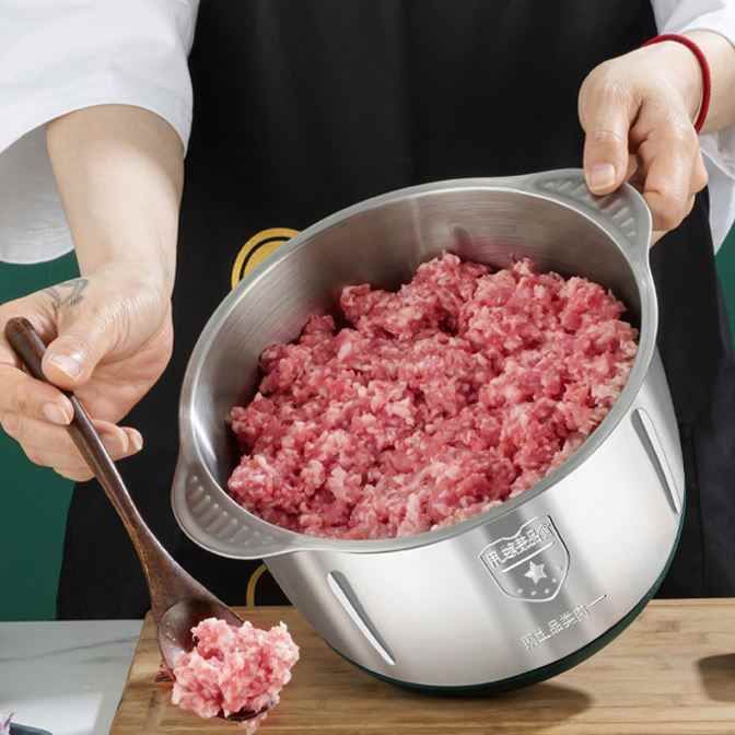 Stainless Steel Food Chopper – Manual Vegetable & Onion Cutter |Habi Mart