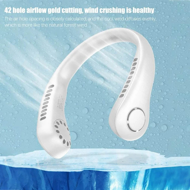 Portable Neck Fan – Hands-Free Personal Cooling Fan |Habi Mart