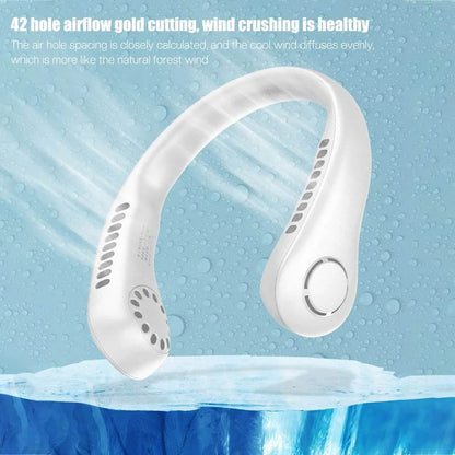 Portable Neck Fan – Hands-Free Personal Cooling Fan |Habi Mart