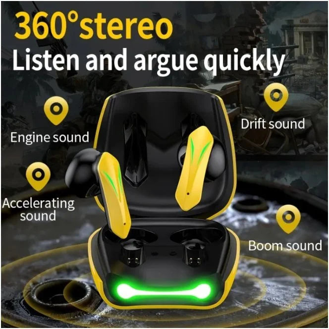 Wireless Gaming Earbuds – Bluetooth Earphones with Low Latency & Clear Sound |Habi Mart