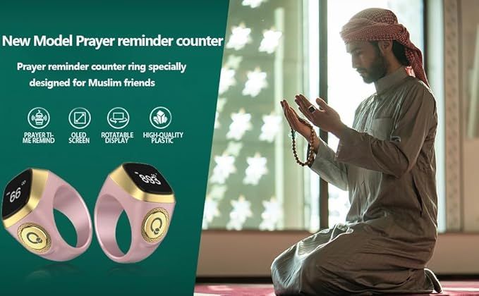 Zikr Ring – Smart Digital Tasbih Counter Ring |Habi Mart